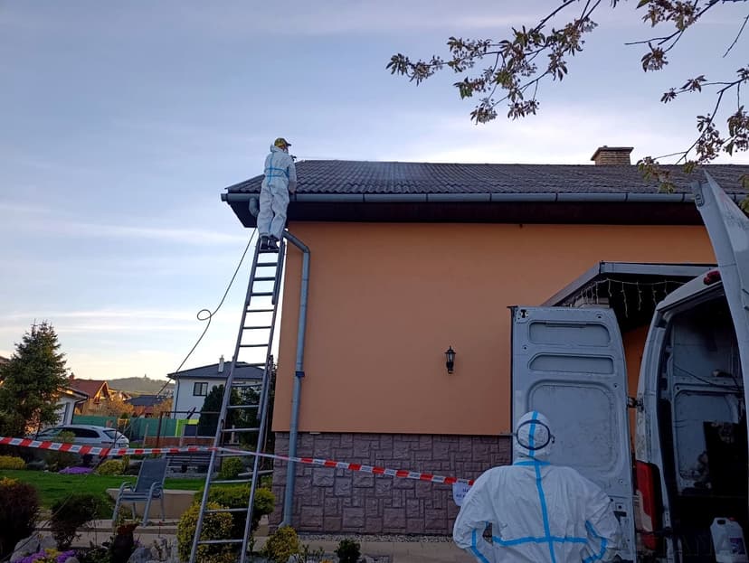 Reálna realizácia ASTANA – demontáž eternitovej krytiny
